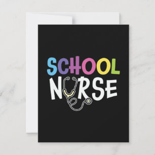 Krankenpflegerin Mitteilungskarte