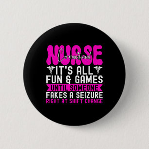 Krankenpflegerkrankenhaus Button