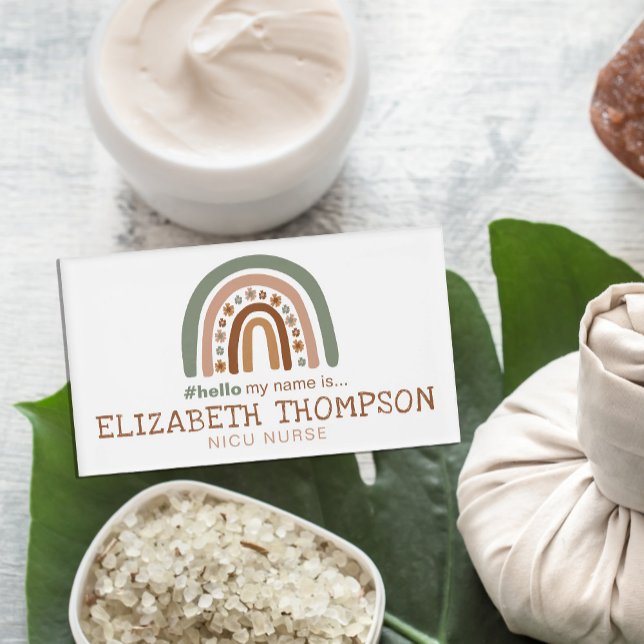 Krankenpflegerkrankenhaus Midwomen Niedlich Namenschild (Von Creator hochgeladen)