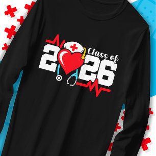 Krankenpflegerstudium 2026 Abschluss Nurse T-Shirt