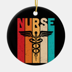 Krankenpflegeschenk Keramik Ornament