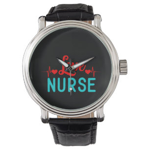 Krankenpflegespender Liebe Armbanduhr
