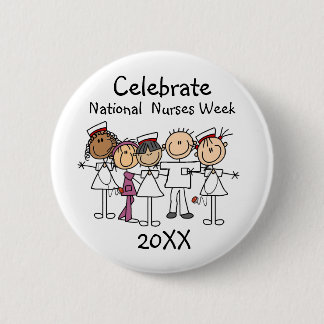 Krankenpflegewoche 2023 T - Shirt und Geschenke Button