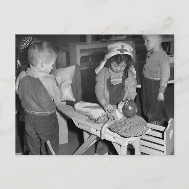 Krankenschule: 40er postkarte (Vorderseite)