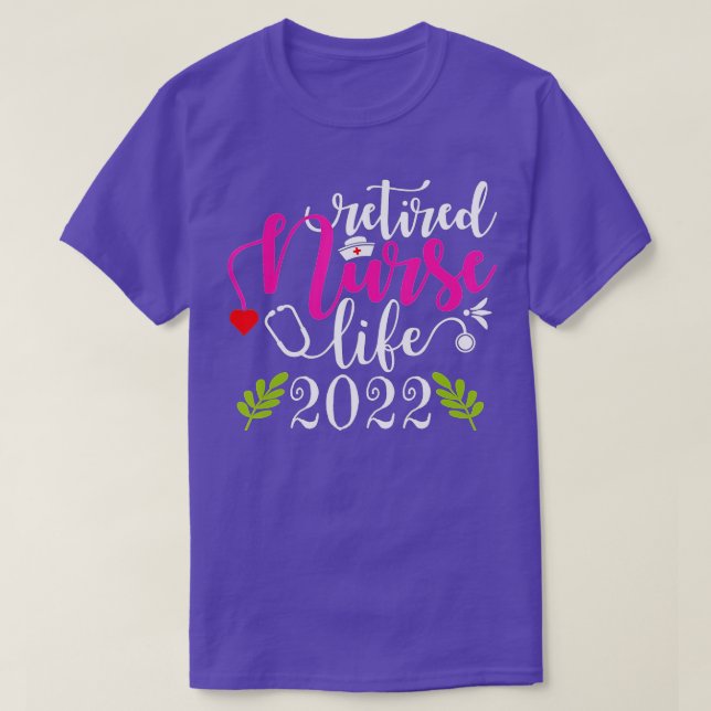 Krankenschwester 2022 Krankenpflege Geschenk Est T-Shirt (Design vorne)