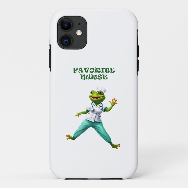 Krankenschwester 4 Frosch, Weihnachtsgeschenk, KI  Case-Mate iPhone Hülle (Rückseite)
