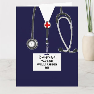 Krankenschwester-Abschluss-Gratulationskarte Karte
