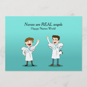 Krankenschwester Angels Nurses Week Card Karte
