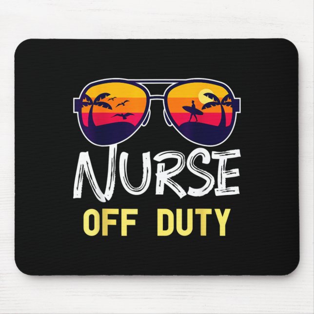 Krankenschwester außer Dienst 2022 Frühlingsferien Mousepad (Vorne)