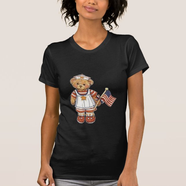 Krankenschwester-Bär T-Shirt (Vorderseite)