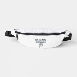 Krankenschwester Blumen-Schleife-Shirt-Design für Bauchtasche