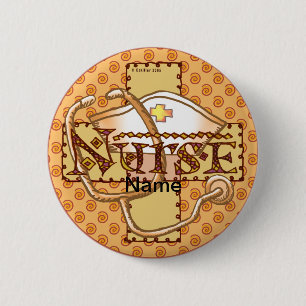 Krankenschwester Button