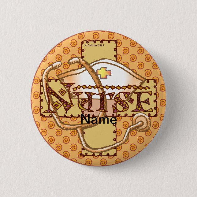 Krankenschwester Button (Vorderseite)