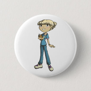 Krankenschwester Button