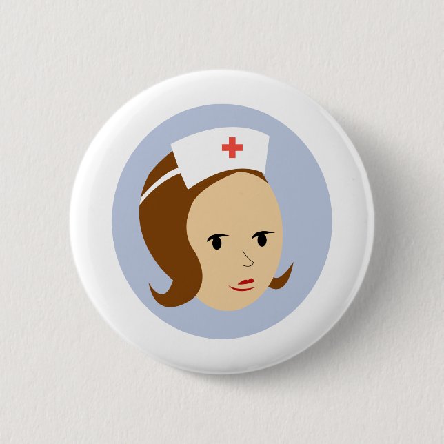 Krankenschwester Button (Vorderseite)