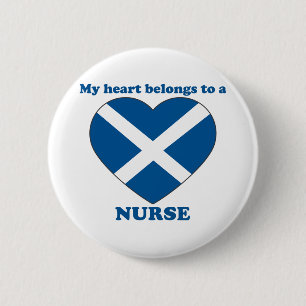 Krankenschwester Button
