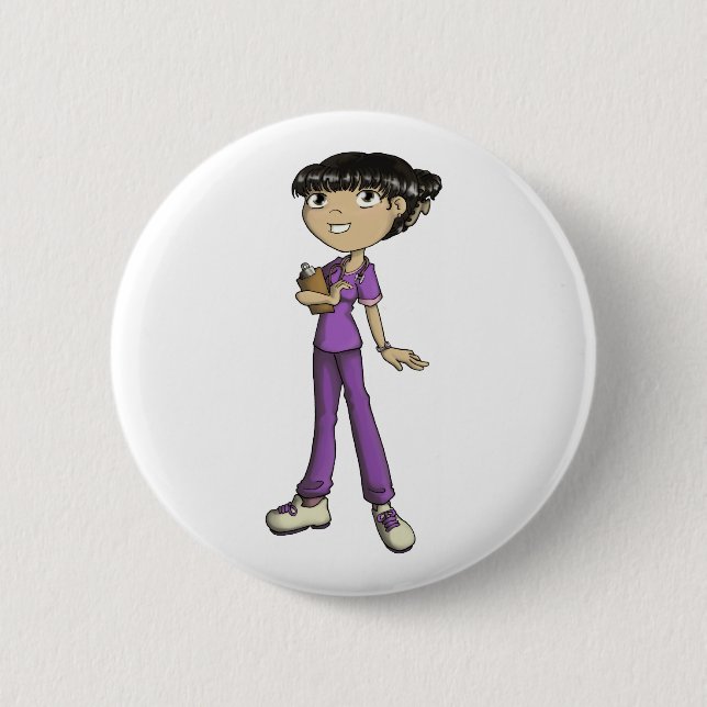 Krankenschwester Button (Vorderseite)