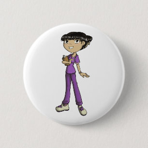 Krankenschwester Button