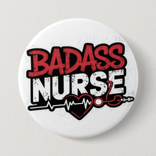 Krankenschwester Button