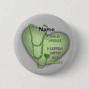 Krankenschwester Button