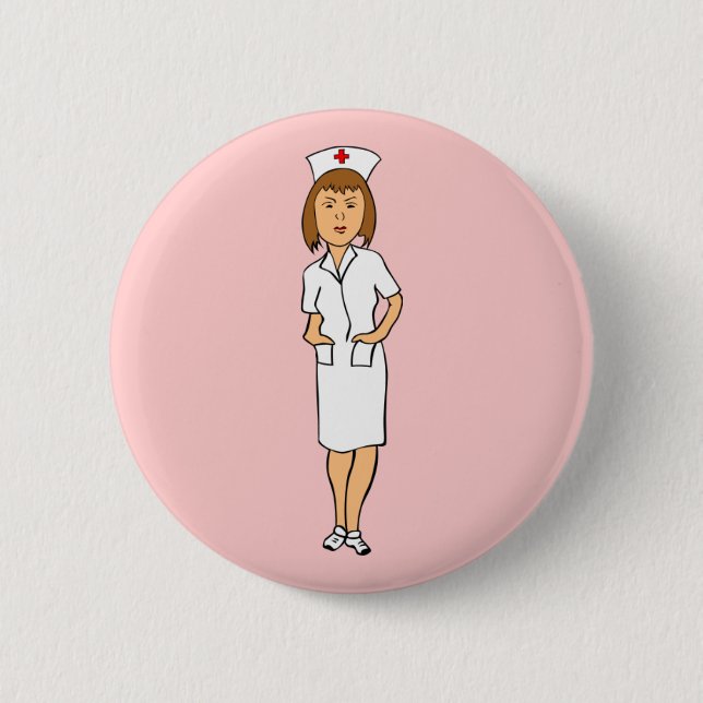 Krankenschwester Button (Vorderseite)