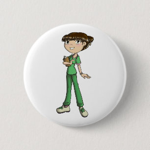 Krankenschwester Button