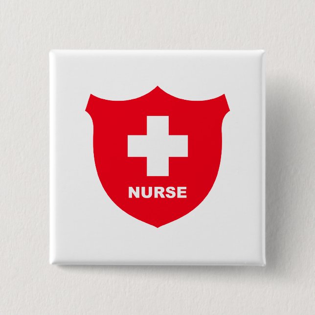 Krankenschwester-Button Button (Vorderseite)