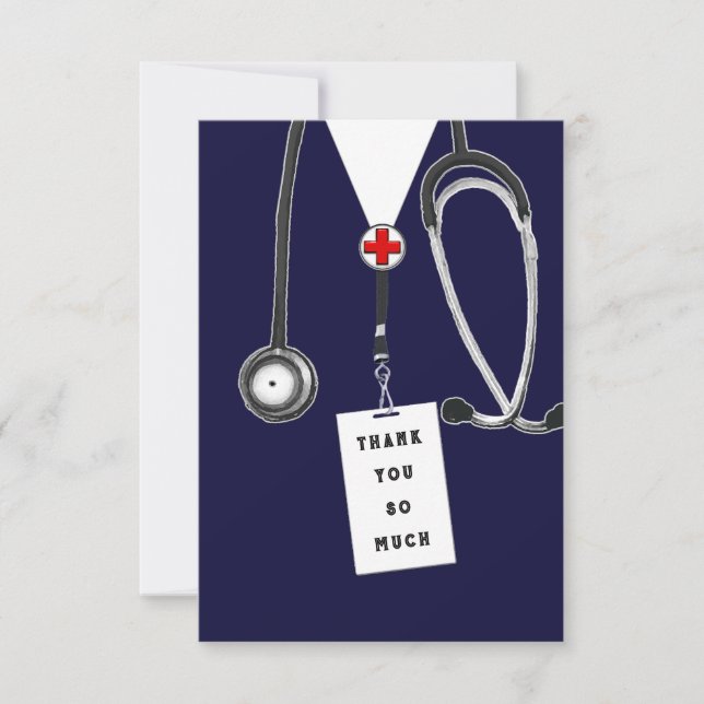 Krankenschwester Dankeskarte (Vorderseite)