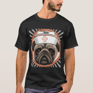 Krankenschwester des Mops T-Shirt