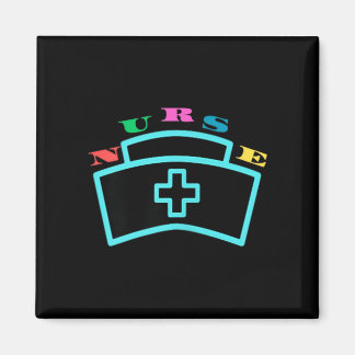 Krankenschwester Design Amerikanische Flagge Despo Magnet