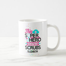Krankenschwester - Dieser Superheld trägt Scrubs - Kaffeetasse