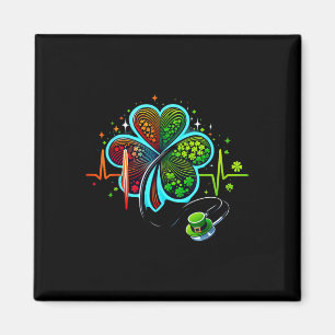 Krankenschwester Ekg Stethoskop Irischer Herzschla Magnet