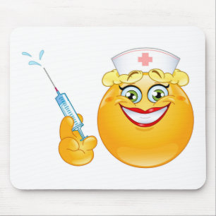 Krankenschwester Emoji Mousepad