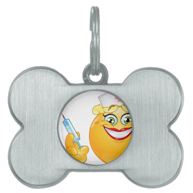 Krankenschwester Emoji Tiermarke (Vorderseite)