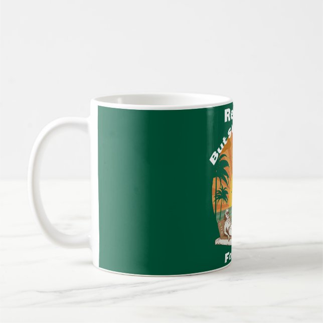 Krankenschwester erschöpft, aber immer noch auf Ni Kaffeetasse (Links)