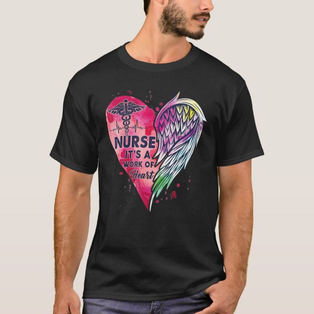 Krankenschwester Es ist ein Werk des Herzkrankenhe T-Shirt (Vorderseite)
