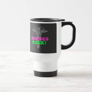 Krankenschwester-Felsen! Reise-Tasse in den hellen Reisebecher