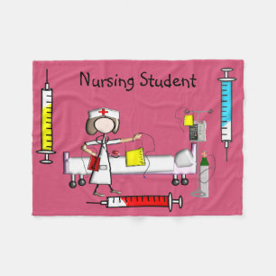 Krankenschwester-Fleece-Decken-Rosa #5 Fleecedecke