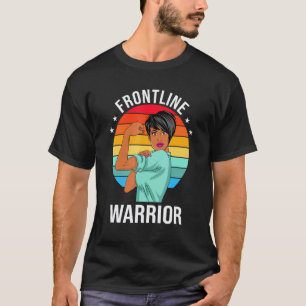 Krankenschwester Frontline Krieger Stolz Cna Gesun T-Shirt
