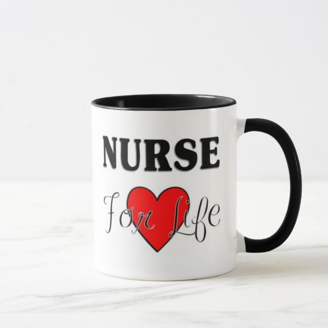 Krankenschwester für das Leben Tasse (Rechts)