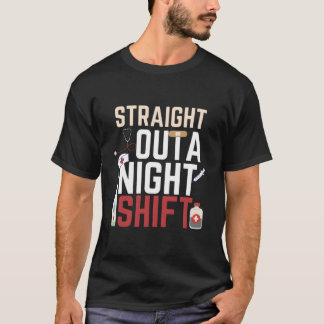 Krankenschwester für Notfall-Registered Nurse in d T-Shirt