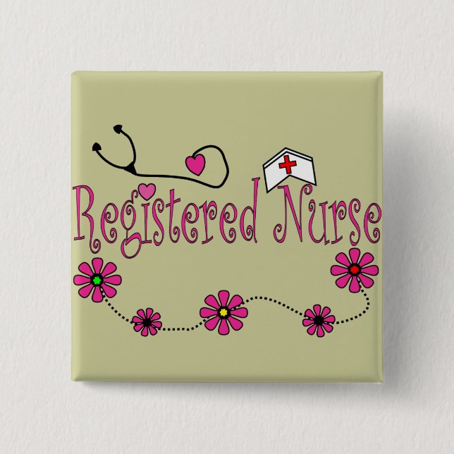 Krankenschwester-Geschenke Button (Vorderseite)