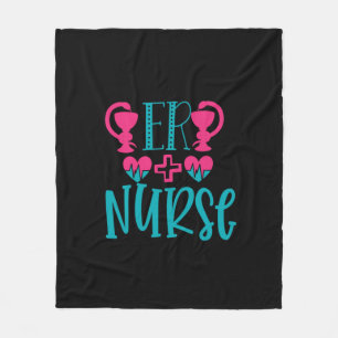 Krankenschwester Gift Er Nurse Fleecedecke