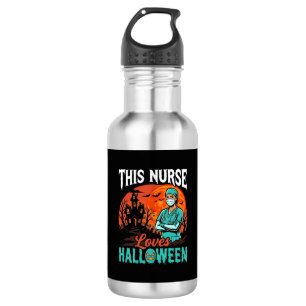 Krankenschwester Halloween Gruselige Gesundheitsde Edelstahlflasche