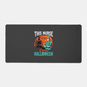 Krankenschwester Halloween Gruselige Gesundheitsde Schreibtischunterlage