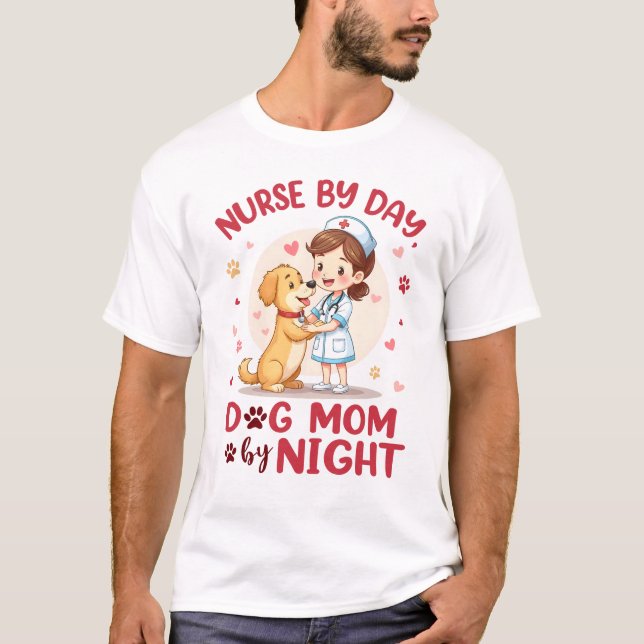 Krankenschwester heilen Hunde Komfort - herzerwärm T-Shirt (Vorderseite)