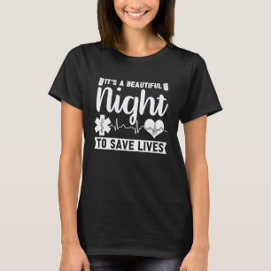Krankenschwester Herzschlag Krankenhausbetreuer P T-Shirt
