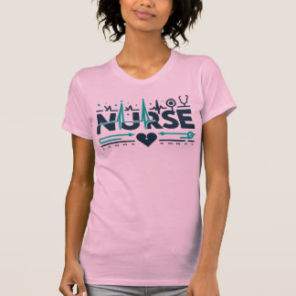 Krankenschwester Herzschlag Medizin Gesundheitswes T-Shirt