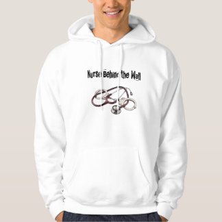 Krankenschwester hinter dem Wand-Sweatshirt Hoodie