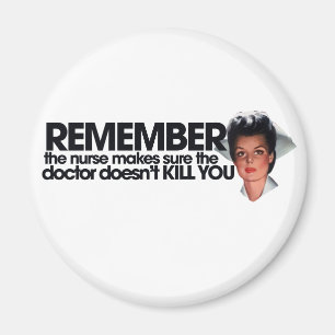 Krankenschwester Humor Magnet